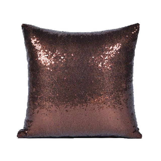 1pc Decorative Sequins Pillowcase 40*40 30*50cm Home Decor Throw Pillow Cover for Sofa Cushion Cover Gold Silver Pillow Case Red
