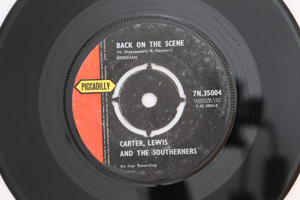 7inch Record CARTER-LEWIS & THE SOUTHERNERS - Back On The Scene 7N35004 Piccadilly 1961 UK Rock Used