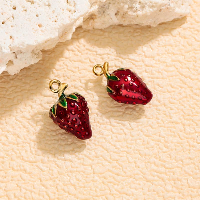 Korean Cute Street-Style Strawberry Jewelry Accessories