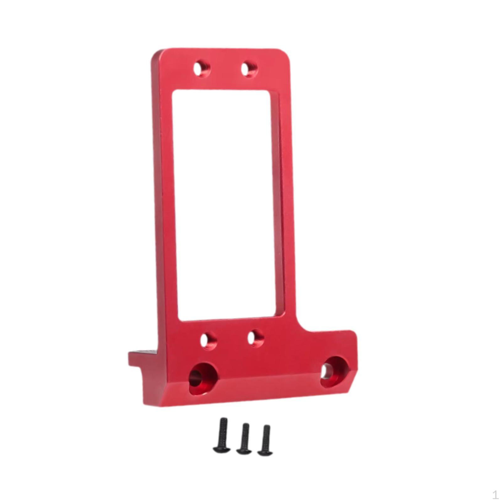 

Capra Servo Mount Chassis Upgrade Part Accessories DIY Modification behind Front Axle червоний