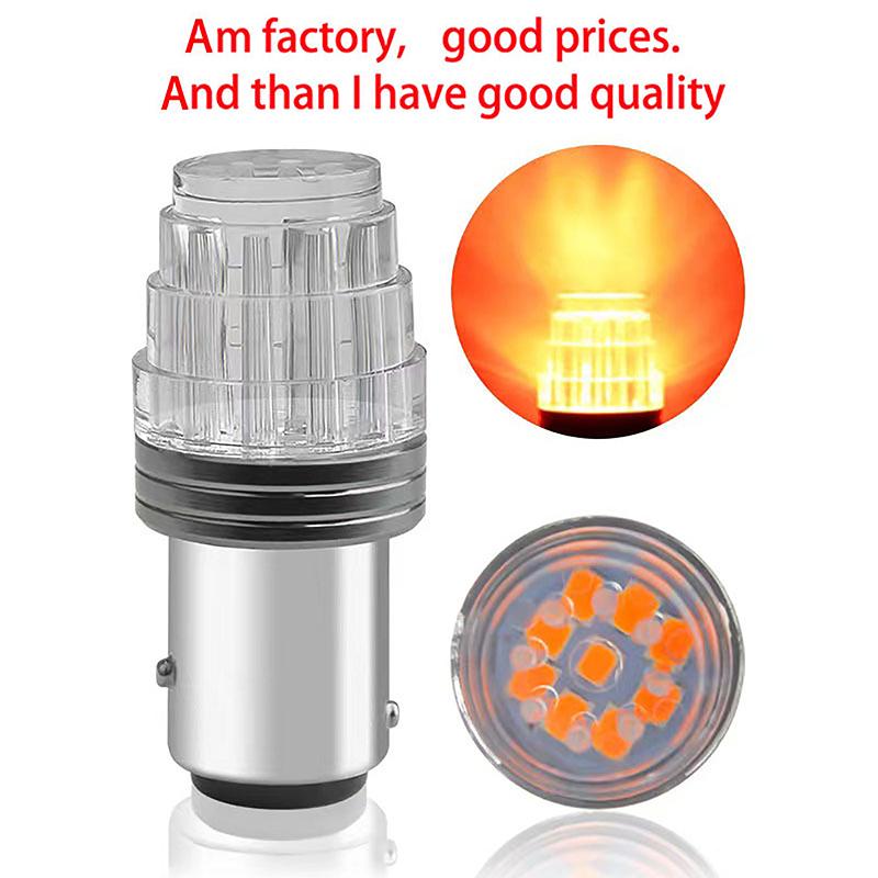 

1 Pc Super Bright 9 Led Car Motorcycle Brake Light Turn Signal Tail Light 1157 Bay15D P21/5W Bulb 12V Strobe Flash Flashing Lamp