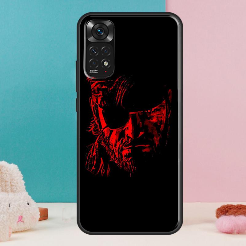 Metal Gear Solid Case For Xiaomi Redmi Note 12 11 10 9 8 Pro 9S 10S 11S 12S Redmi 12C 9A 9C 10A 10C Coque
