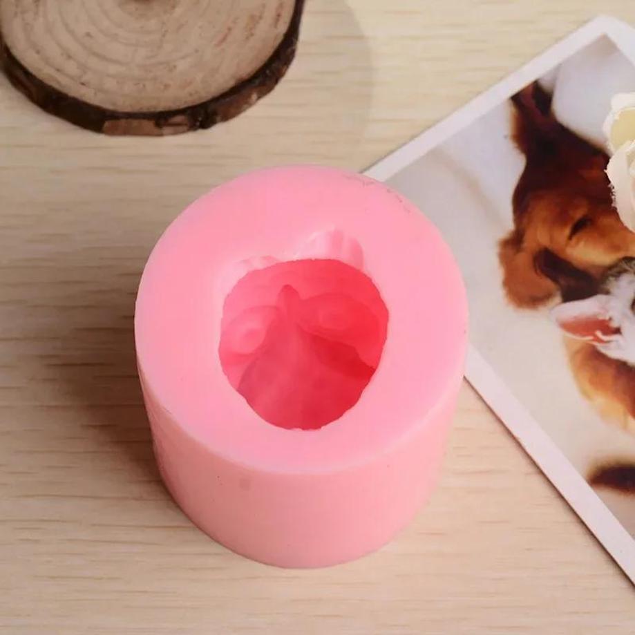 1 Pcs Handmade Molds Creative DIY Three-dimensional Owl Silicone Mold Aromatherapy Plaster Candle Mold Accessories Crafts