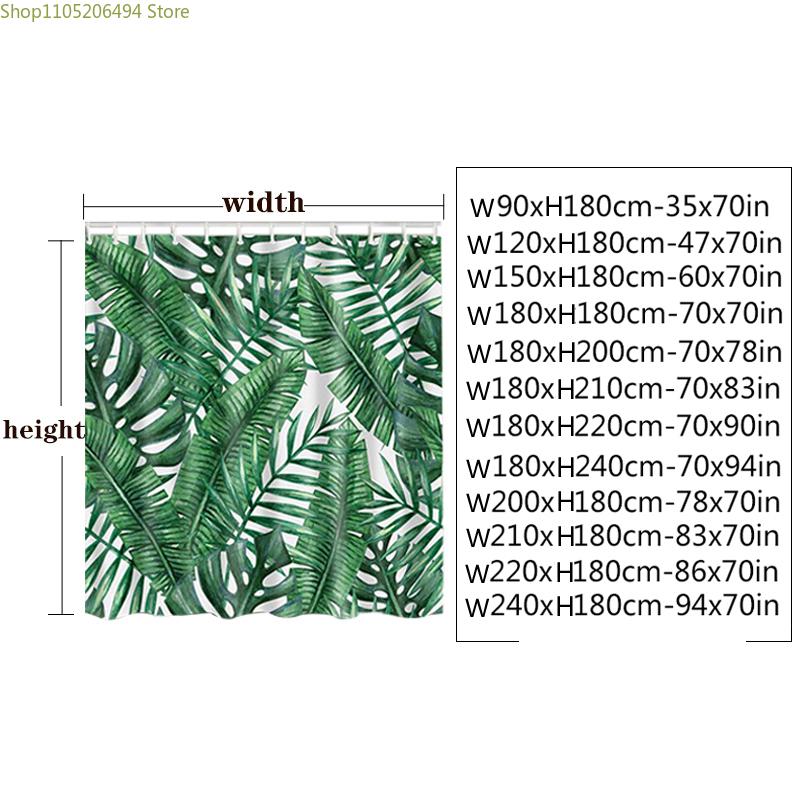 Chinese-style Printed Shower Curtain Waterproof Fabric Bathroom Plum Bossom Flowers Birds Plants Bathtub Screen Home Decorate