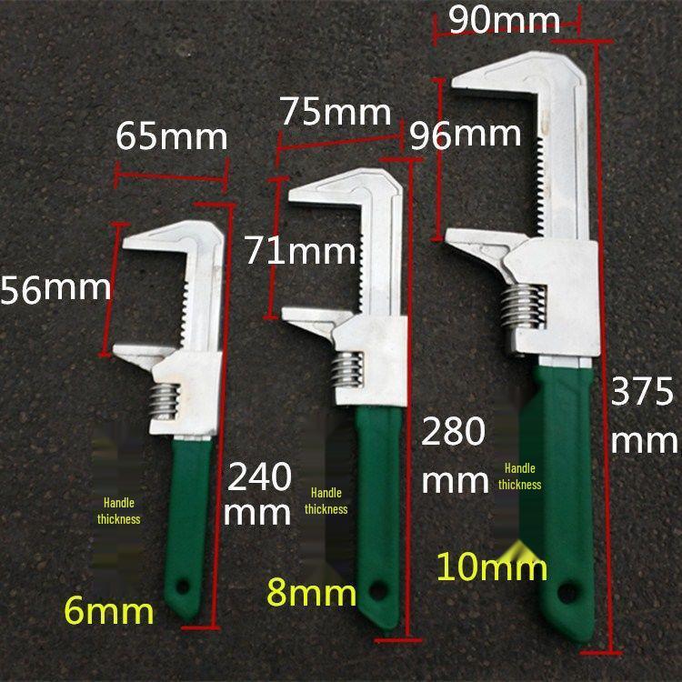 F-Type Multi-Function Right-Angle Adjustable Wrench with Large Opening 9-inch F-type wrench pliers