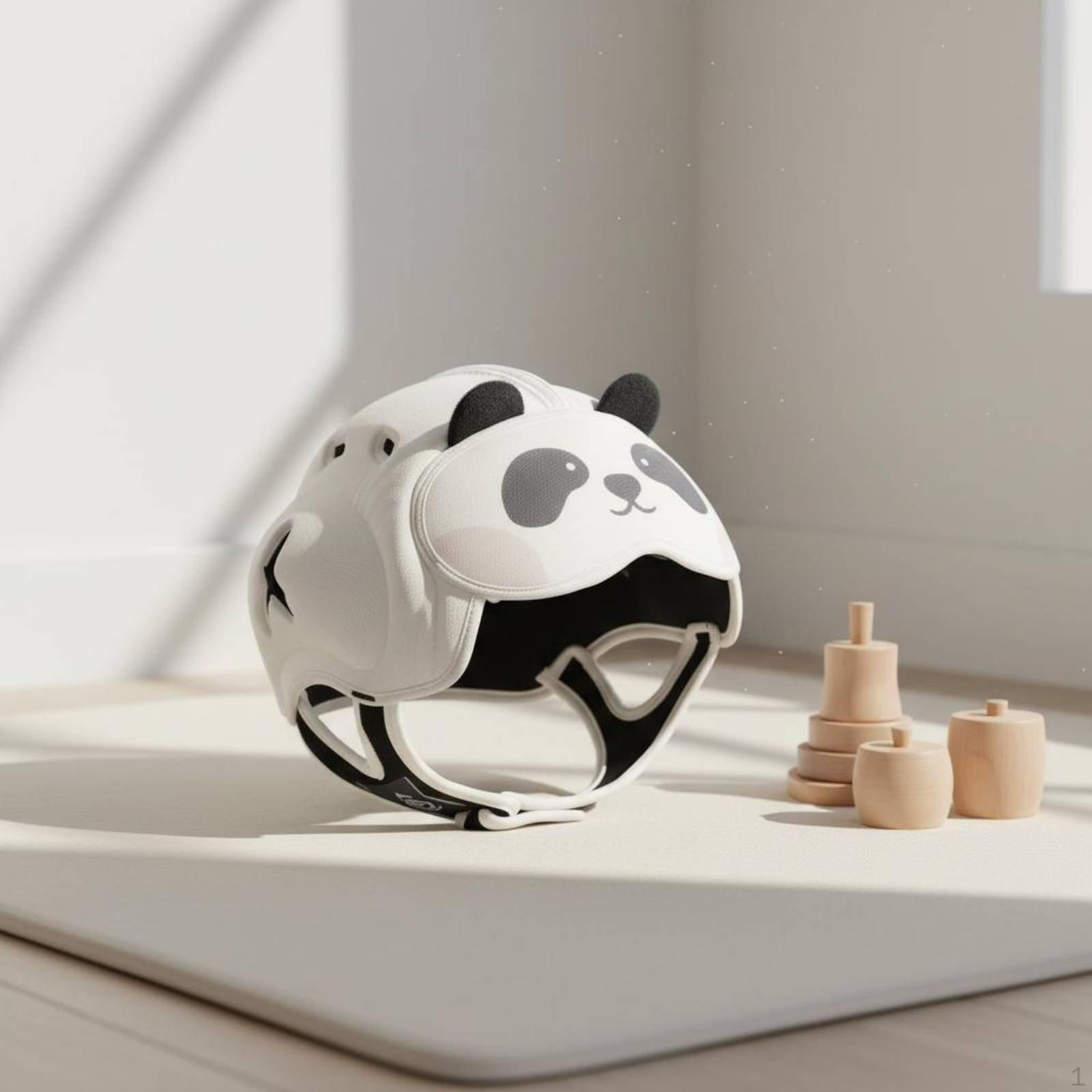 Infant Protector Cap Breathable Walking Helmet Shock Absorbent Child for Young Panda