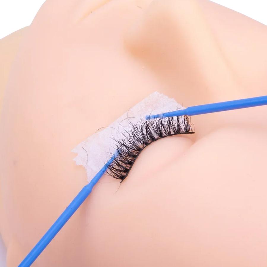 300/500/1000Pcs Eyelash Cleaning Brush Beauty Makeup Clean Remover Tool for Eyelash Extension Application Detail Work