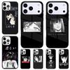 Sad Japanese Anime Aesthetic Shockproof Phone Case for iPhone 17 Air 16e 15 11 12 14 13 Pro Max Cover Coque
