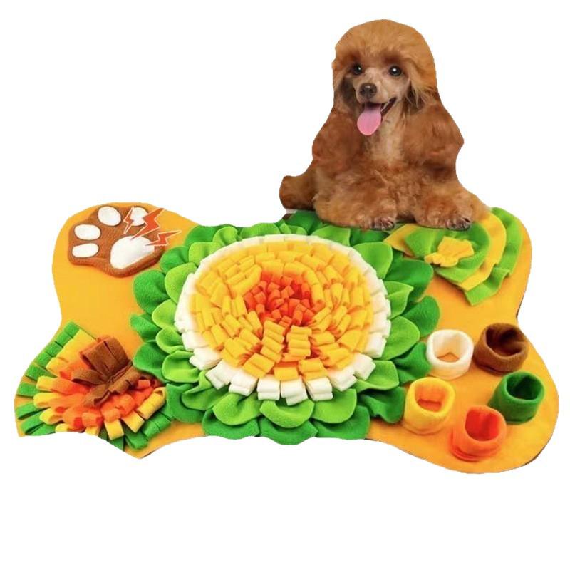 Pet Sniffing Mat: Indoor Dog & Cat Foraging Toy, Decompression Puzzle & Slow Feeder