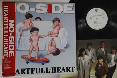LP Record NO SIDE - Heartfull Heart L12624 WARNER BROS Japan Obi Japanese Pop/Rock Used