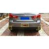 Chrome Front Rear Fog Light Cover trim for 2013-2015 Mitsubishi Outlander Sport