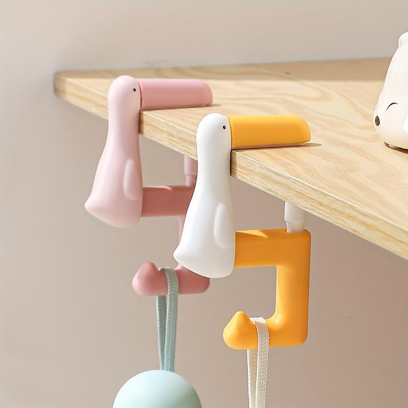 Backpack hook for elementary school students, a magic tool for hanging bags on the side of the study desk, adjustable hook for dormitory desks,