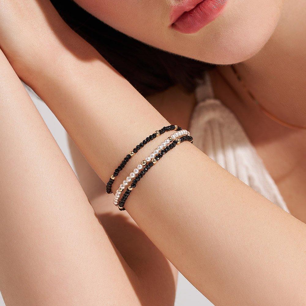 [Dorocy] 14K Luna Bracelet (Natural Stone) (2 Types)