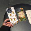 Ae106 Happy New Year art Merry Christmas Magsafe Transparent Cases for Samsung S23 S24 Ultra S21 iPhone 16 Pro Max Magnetic Wireless Charge Back Cover