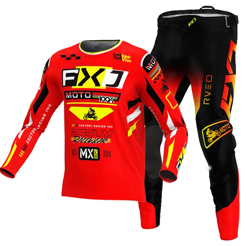 Motocross-Ausrüstungsset für Kinder 4 5 6 7 8 9 10 11 12 13 Jahre Jugend Kind Motorrad Junge Mädchen Jersey Hose Kits Rennanzug Offroad Enduro MX MTB