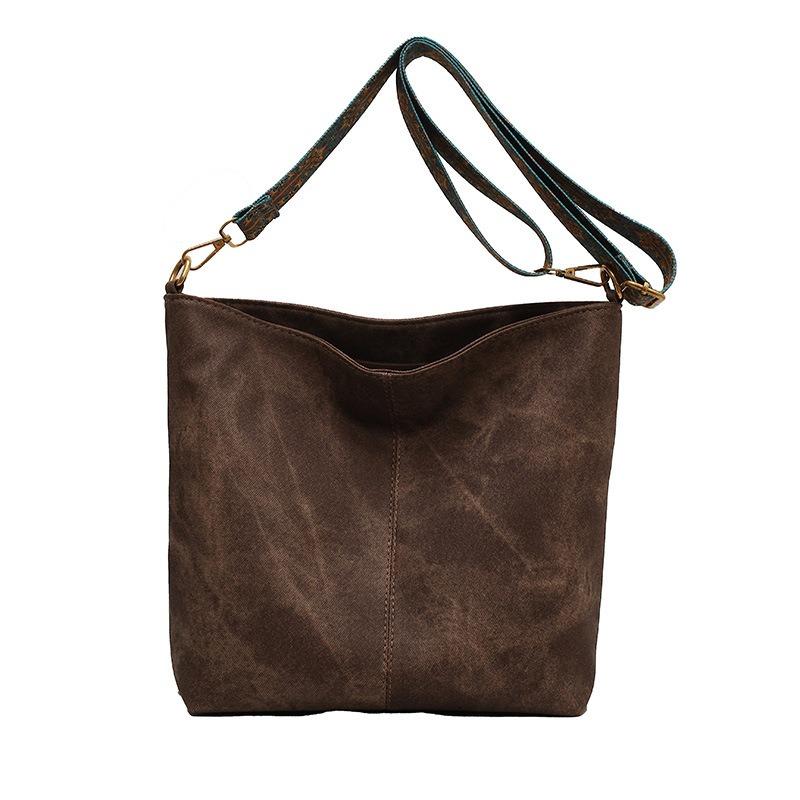 Big bag women's new trendy and high-quality textured bucket bag autumn large-capacity commuter bag