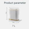 7L Smart Sensor Trash Can For Kitchen Garbage Tin For Bathroom Light Luxury Family Living Room Cracks Trash Bin