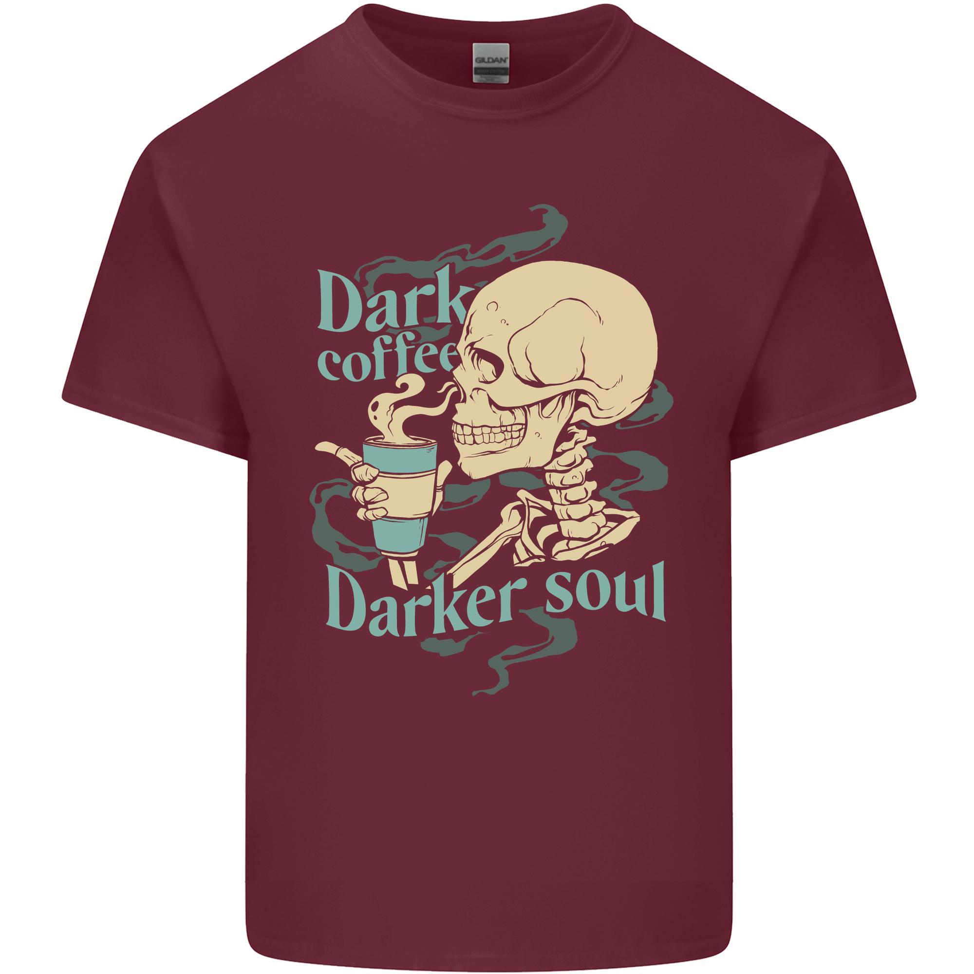 Dark Coffee Darker Soul Skull Unisexs Light Cotton TShirt S
