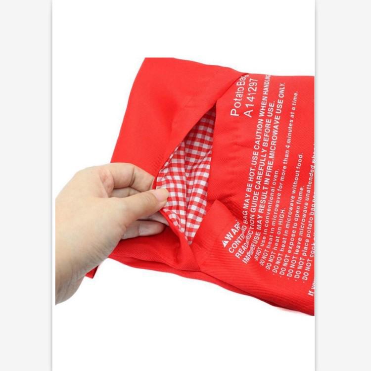 Potato Express Microwave Bag for Baked Potatoes and Sweet Potatoes Individual Color Box красный