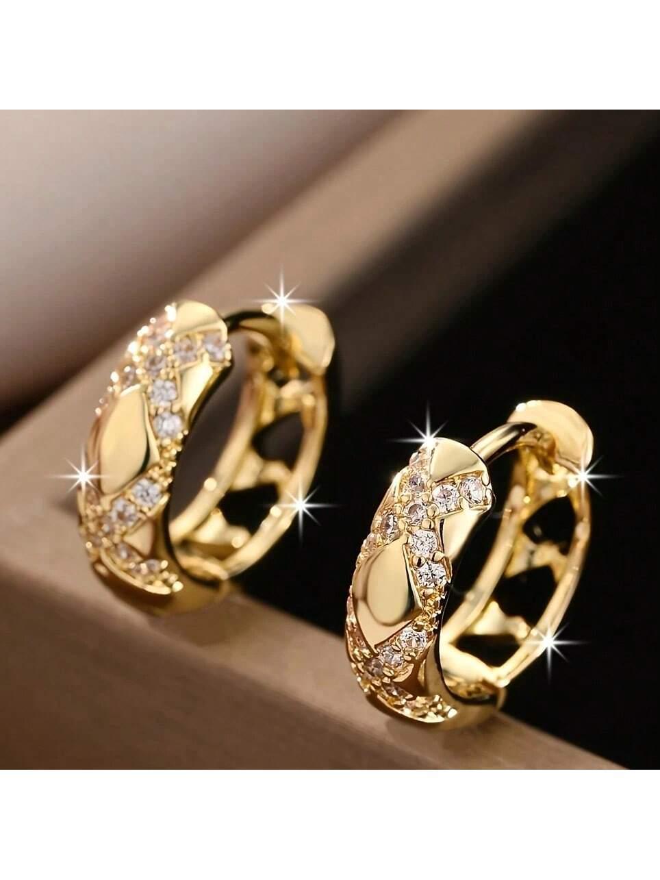 

Винтажные полые серьги в форме креста - изящный подарок на вечеринку золотой