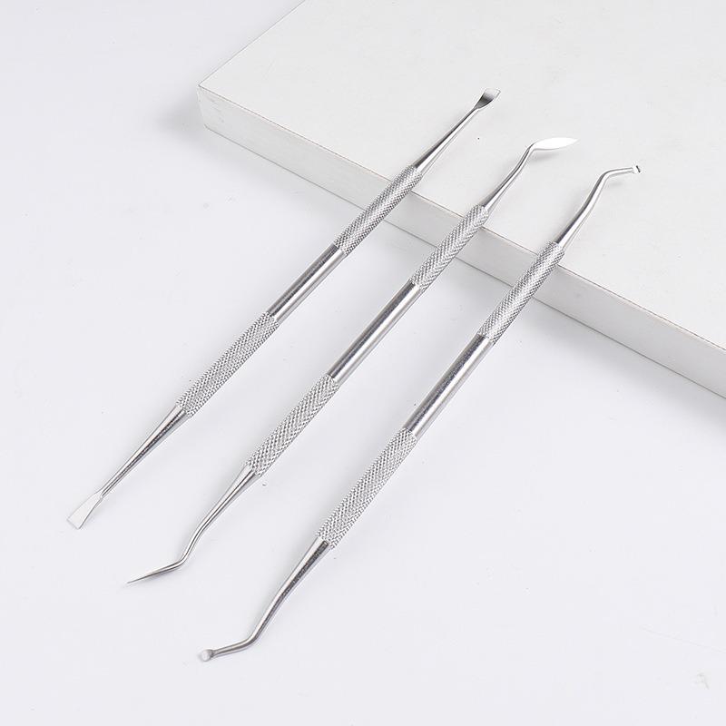 Dental Stainless Steel Tool Set: Probe, Mirror, Tartar Remover for Oral Care