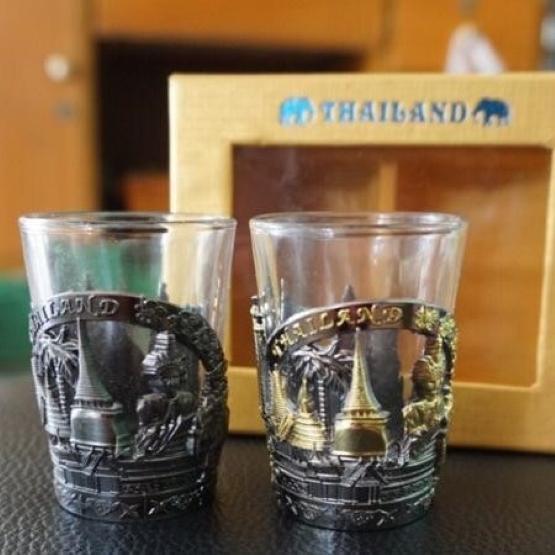 

Двойное стекло, легированная сталь, традиционный танцевальный храм, чашка, винтажный серебристый, золотой цвет, бар, паб, клуб, ресторан, посуда для напитков, инструменты для бармена x 1