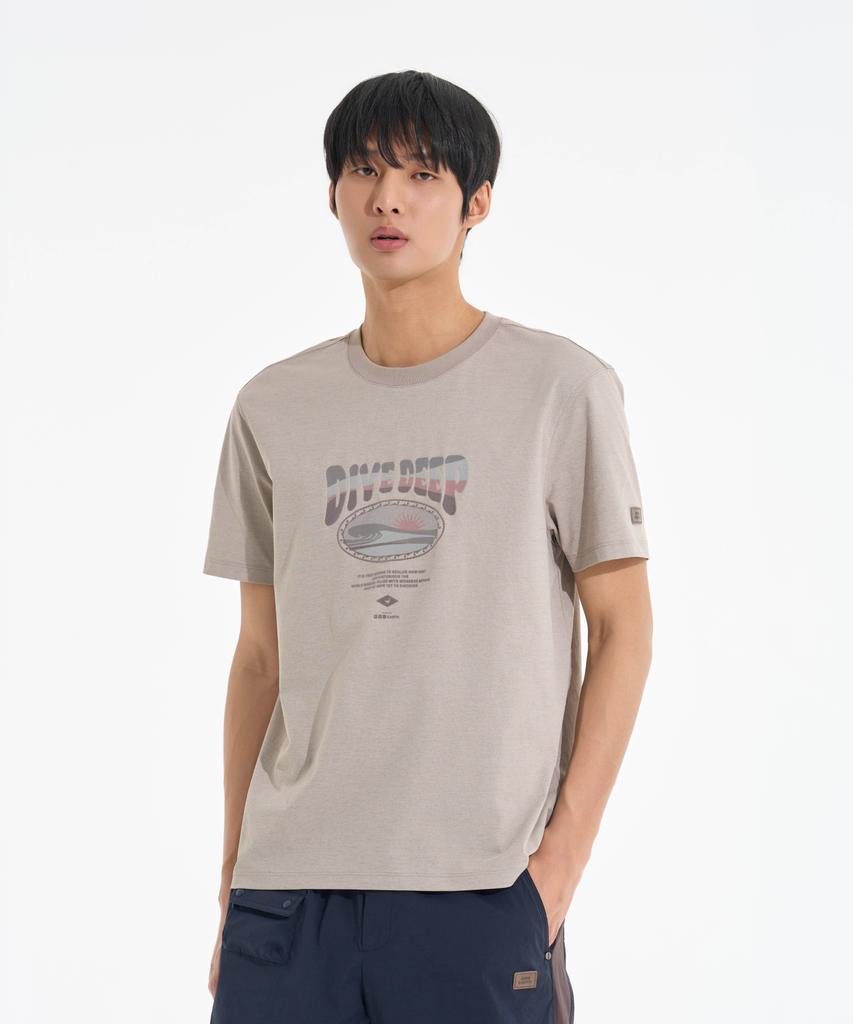 BBC EARTH Ocean Policott T-Shirt Light Ash Grey