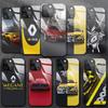 Super Mașini Renault Carcasă Pentru iPhone Samsung Galaxy Redmi Note S 17 16 15 14 13 20 24 25 54 Pro Max Ultra Fe Air Sticlă Călită Husă