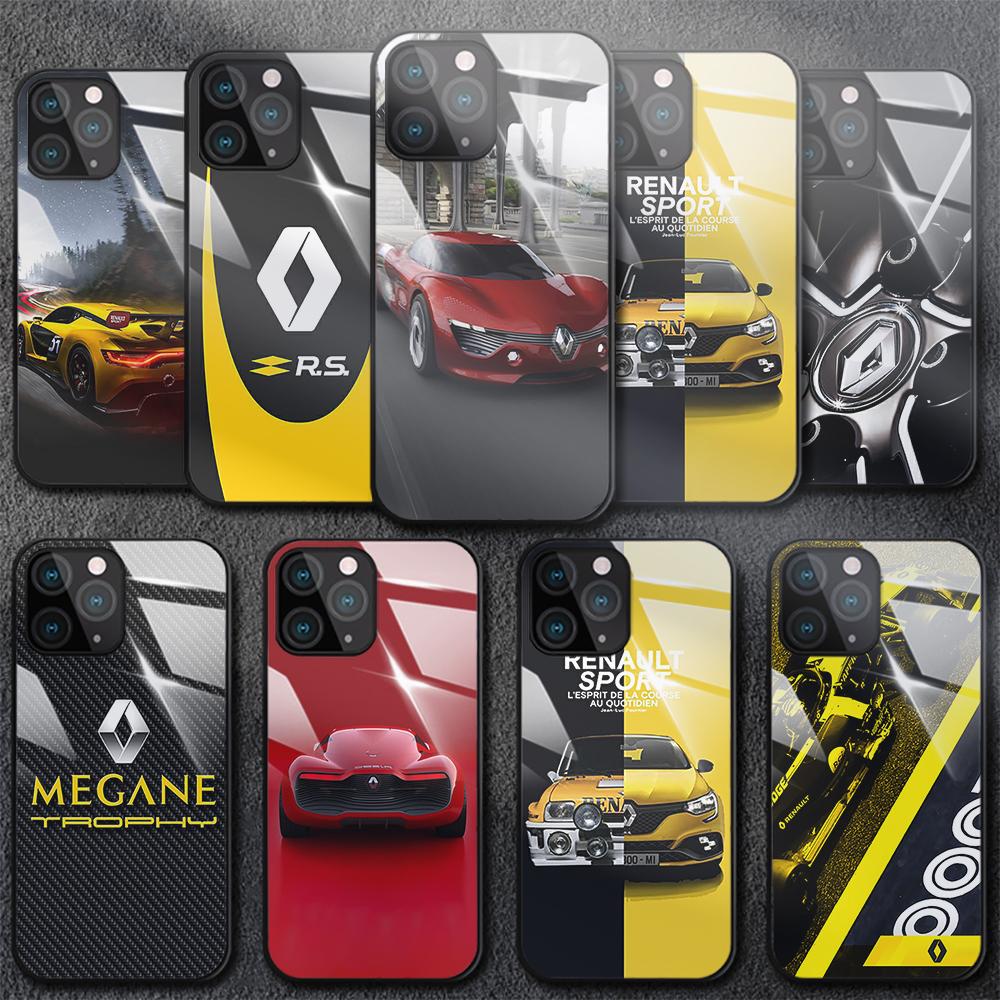 Super Cars Renault Case For iPhone Samsung Galaxy Redmi Note S 17 16 15 14 13 20 24 25 54 Pro Max Ultra Fe Air Tempered Glass Cover