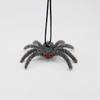 Realistic Flocking Black Spider Funny Artificial Spider Halloween Plush Spider Pendants  Party Prop