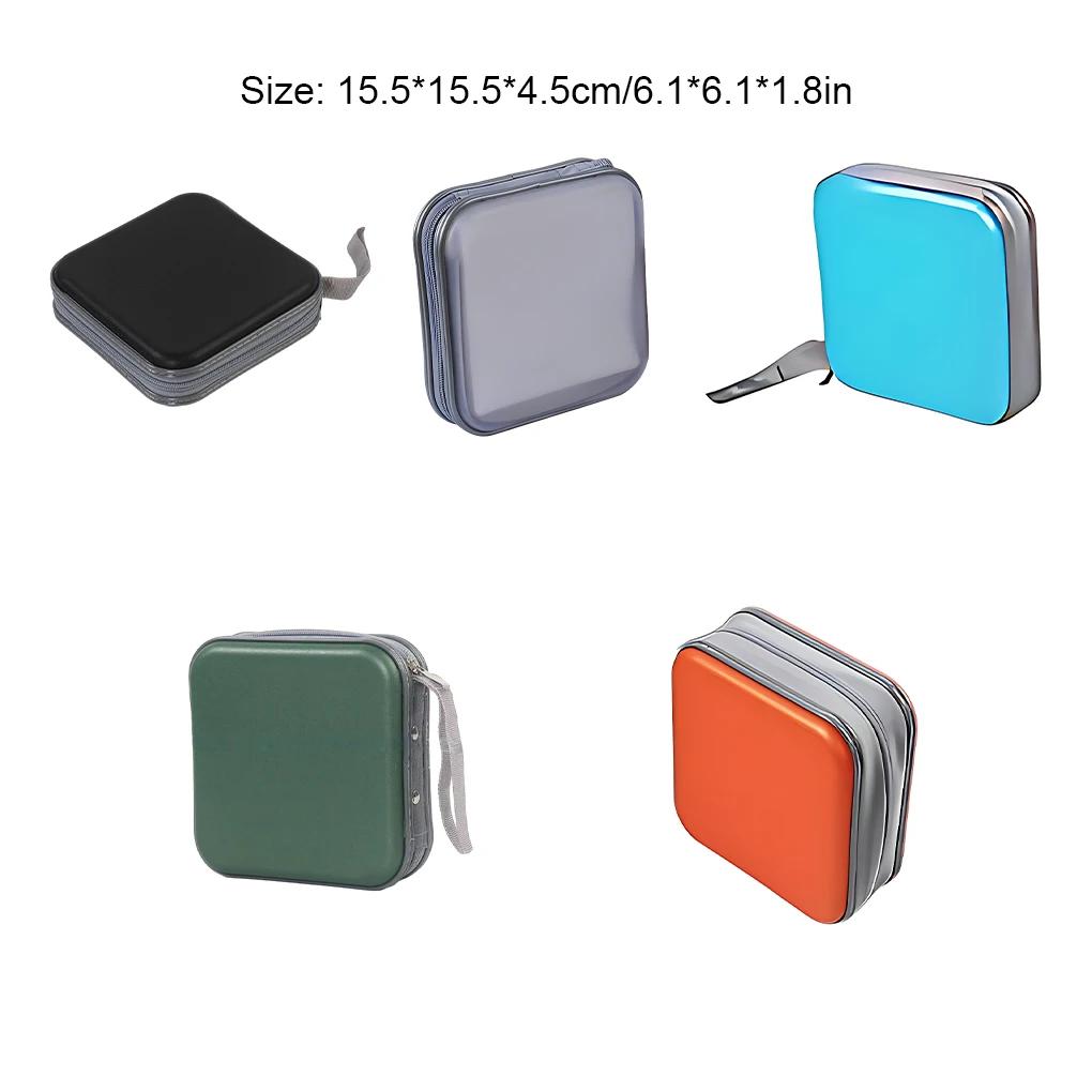 40pcs/Box Disc CD DVD Wallet Storage Organizer Case Boxes Holder CD Sleeve Bag Album Box Cases With Zipper CD Storage Cover