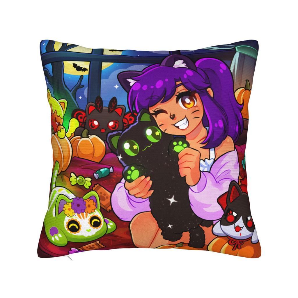 Aphmau Magical World Art Pillow Cover Kawaii Pillow Case For Sofa Home Decor Print Cushion Cover Birthday Gift