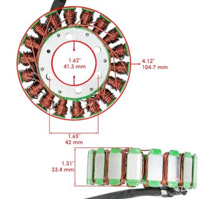 Stator Regulator Ensretter og Pakning Kompatibel Med Honda VF750C VF750CD Magna 750 19942003 til Motorcykel Elektrisk System