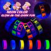 {MX} 100pcs VIP Neon Fluorescent Paper Bracelets Waterproof Disposable Wristbands For Party Music Festivals & Events