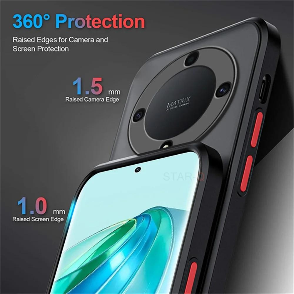Matt Gjennomsiktig Deksel For Huawei Honor Magic 6 5 Lite 5g X9a X9b 5lite 6lite Silikon Støtfanger Hard Bakside Magic5 Magic6 Lite