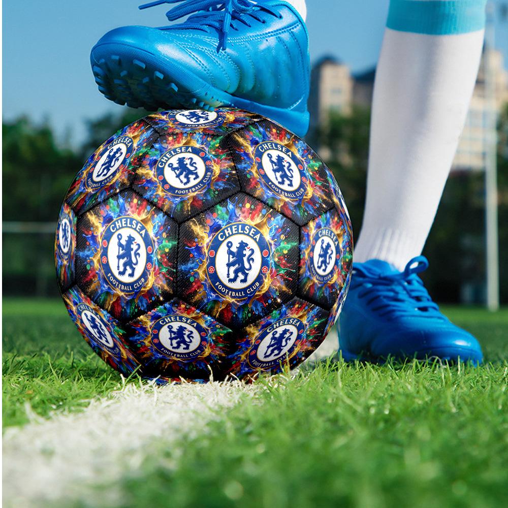 Pallone da calcio a tema Chelsea FC Taglia 5 Pallone da calcio Tocco Morbido Pallone da calcio Professionale per Allenamento per Sport all'Aperto