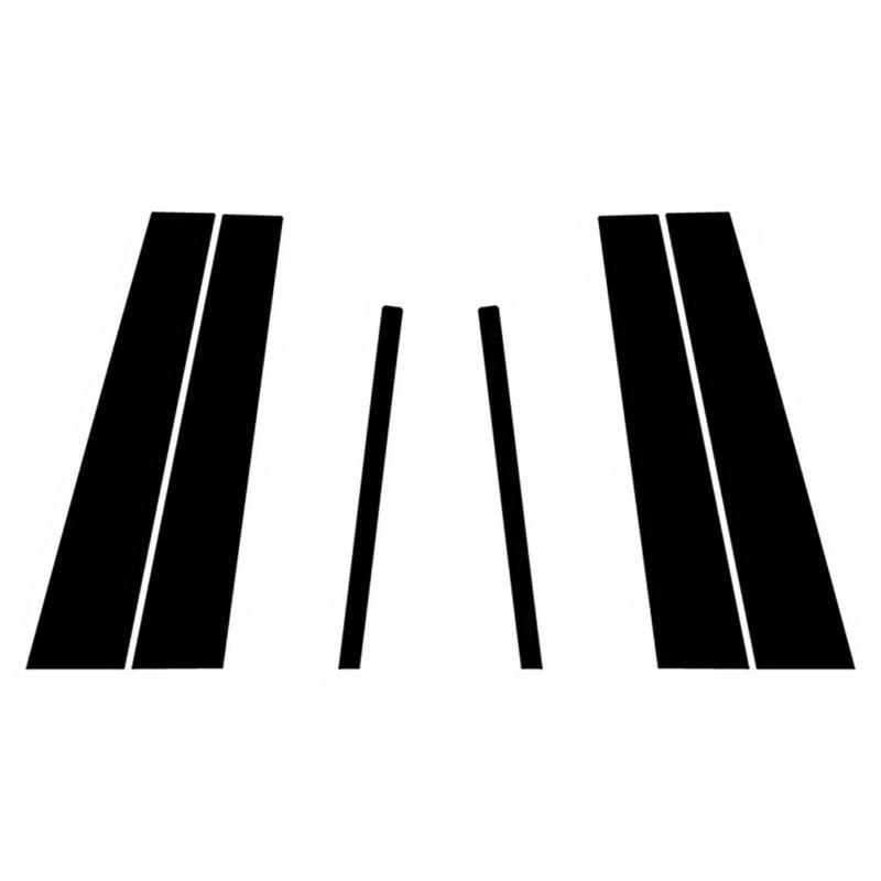 

6 шт. Подходит для Kia Sportage 2017 2018 2019 2020 2021 2022 Глянцевый черный Накладка на стойку двери Окно Колонна BC Декоративная наклейка чёрный