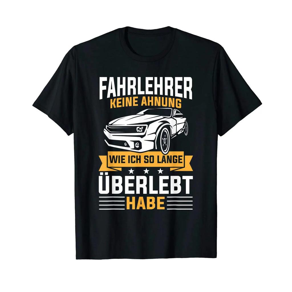T Shirt With Driving Instructor No Knowing How I Solange Survived Vintage Stretched Homme Comfortable Soft Graphic