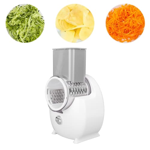 Jeffergarden Electric Slicer/Grater for Julienne, Cabbage, Carrots, and Radishes