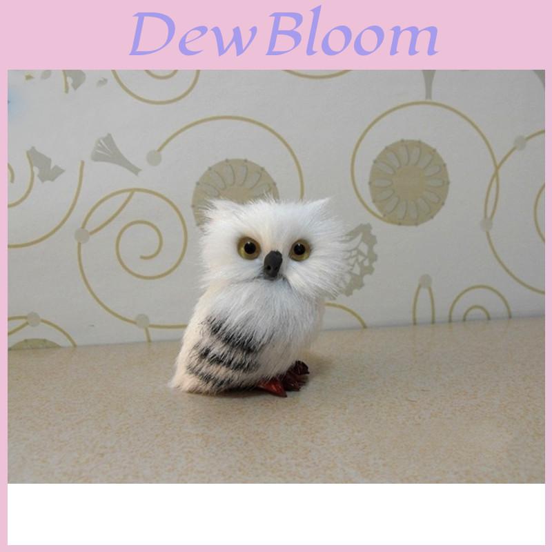 Affascinante Gufo Hedwig di Harry Potter Modello Statico di Animale Simulata Per Decorazione Domestica