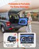 Dog Bike Trailer, Supports up to 40 kg, Pet Cart Bicycle Carrier for Small & Large Dogs, Easy Folding Frame with Quick Release Wheel, Universal