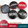 Mini-Flügel 54mm Schwarz Union Jack Radnabenkappe