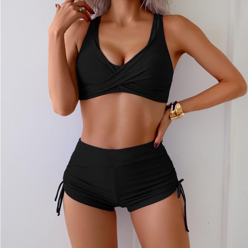 Separate Swimsuits Tankini Set Female Swimwear Push Up For Beach Swim Wear Two-Piece Bathing Suits Pool Women's Swimming Suit