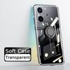 For Vivo V60 Lite Case Ring Holder Phone Case Ultra Thin Transparent Car Navigation Silicone Clear Cases For Vivo V60 Lite Phone Casing
