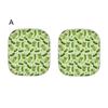 2Pcs Plants Pattern Sun Shades Reflective Windshield Covers Foldable UV Protection Vehicles Sun Visor for Cars SUVs