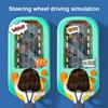 Steering Wheel Toys with Music and Vehicle Sound Effects Interactive Simulation Racing Toy Car Racing Adventure Toy for Boys 4-6