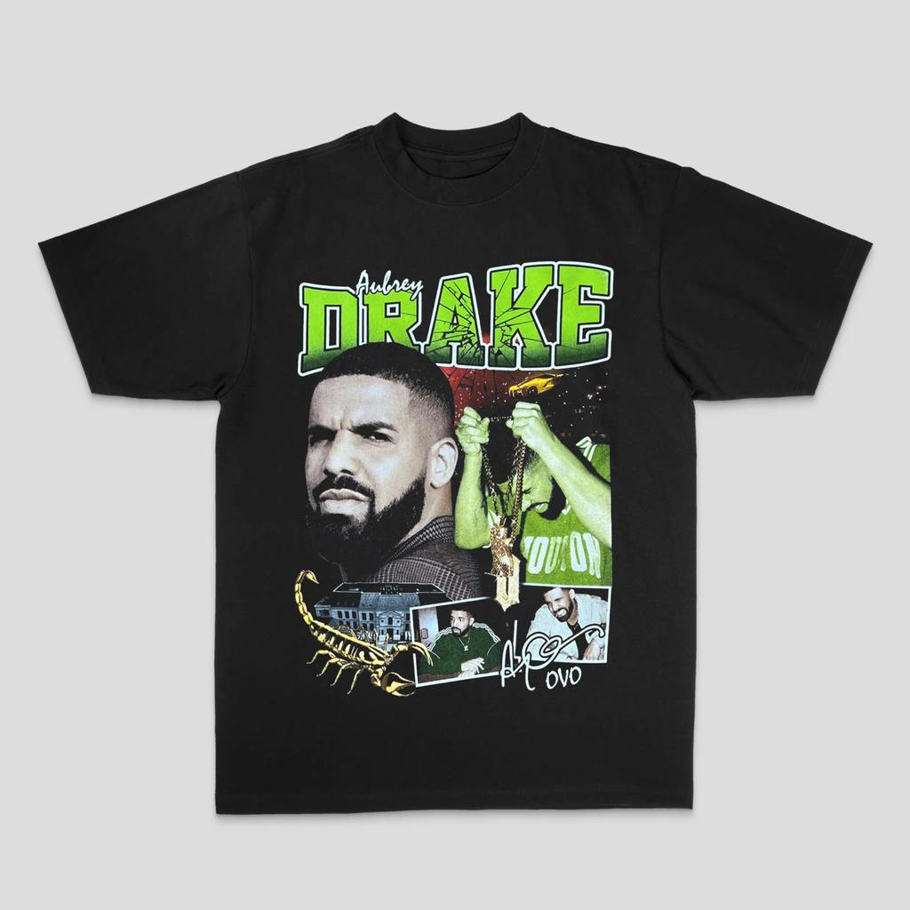 European And American Drake Male Duck Rock Hiphop And Rap Top High Street Sporty Casual Unisexs Tshirt Unisexs Tshirt Couple