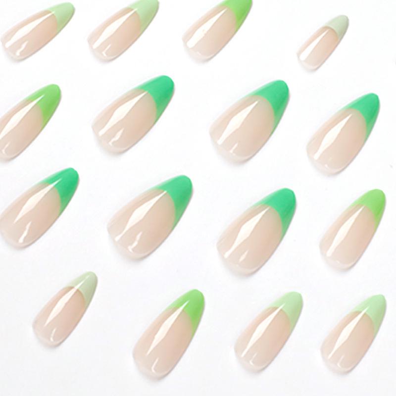 Abnehmbare grüne French Press-Aufkleber für Nagelkunst