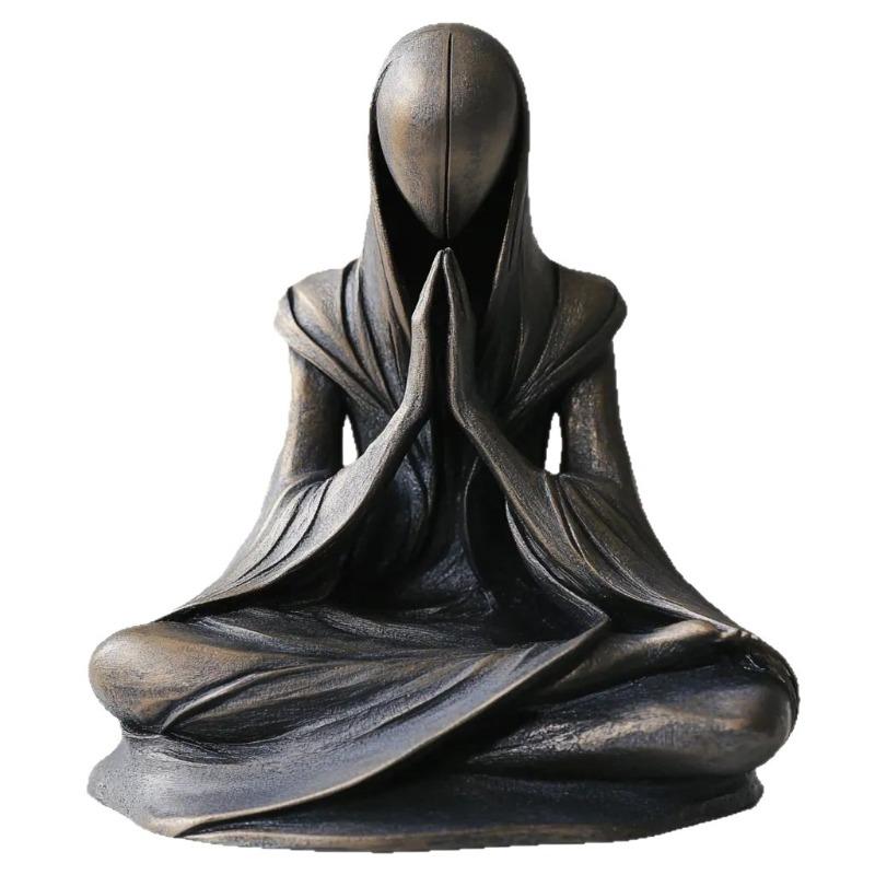 Sitting Buddha Statue Resin Handicrafts, Table Decorations, Meditation Creativity
