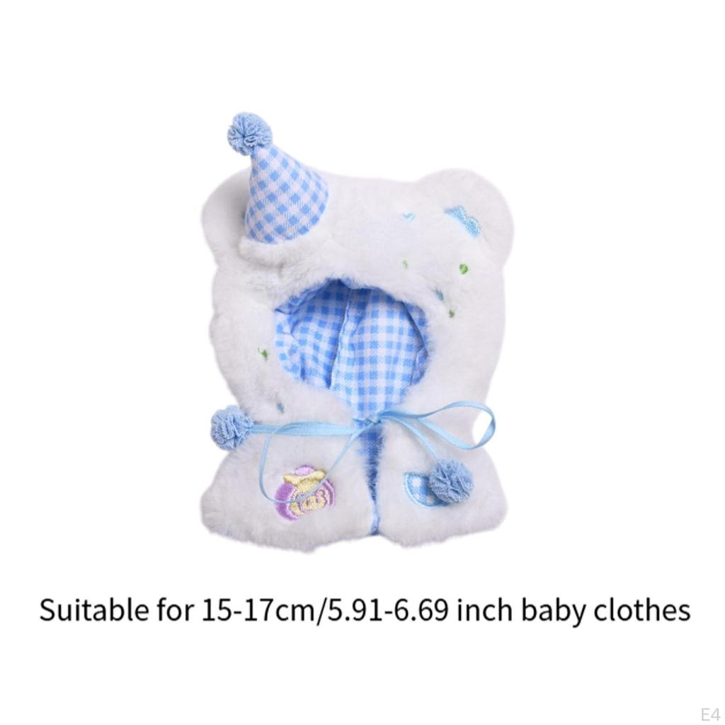 Puppenkleidung Kleidung für 15-17cm Puppen Kein Plüsch-Outfit Umhang
